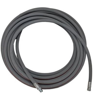 High pressure hose 3 meter black, 3/8" male thread X 3/8" male thread