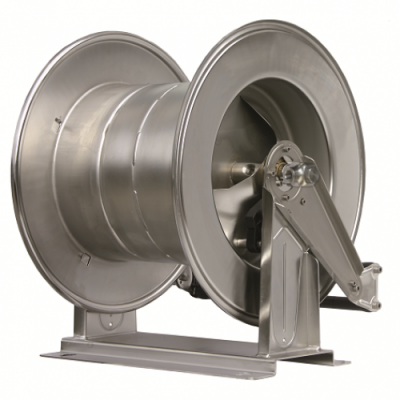 Automatic hose reel up stainless steel, 60 meter