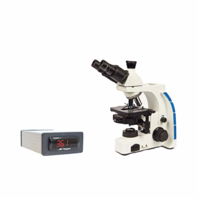 Master 7 Trinoculaire microscoop met verwarmde prepraattafel