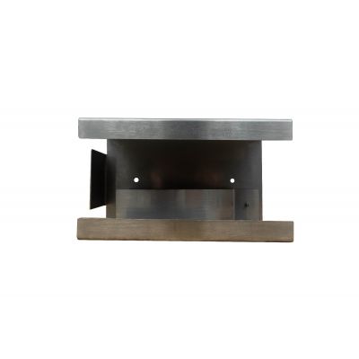 Wall bracket for disposable gloves, stainless steel