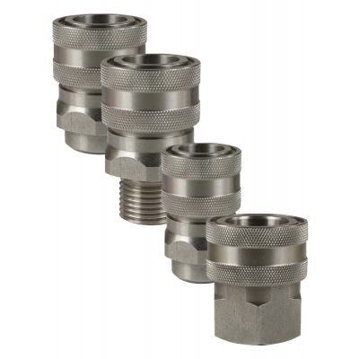Quick coupling female connection, stainless steel